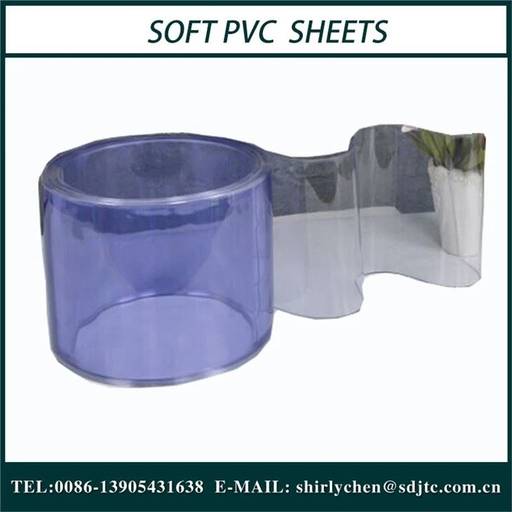 Matériel de rideaux de porte en PVC transparent